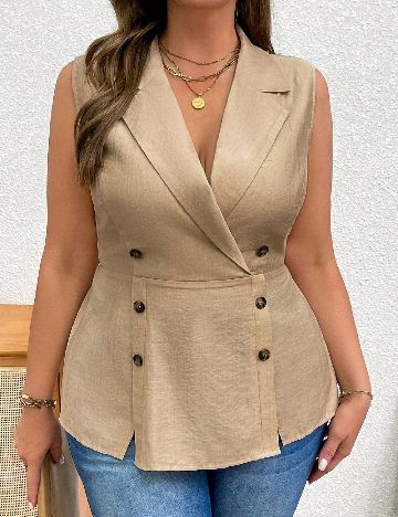 Bluza SHEIN CURVE, crem