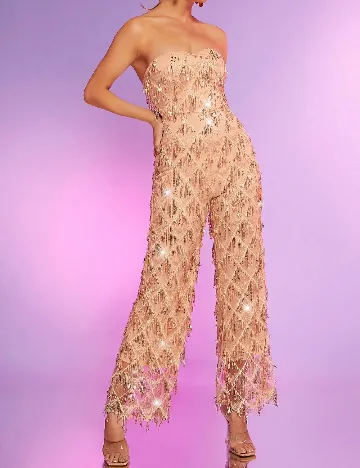 Salopeta SHEIN, crem