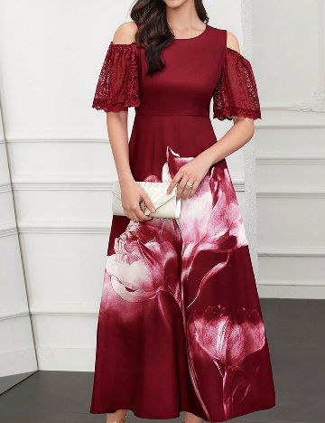 Rochie medie SHEIN, rosu