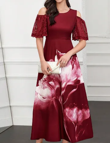 Rochie medie SHEIN, rosu