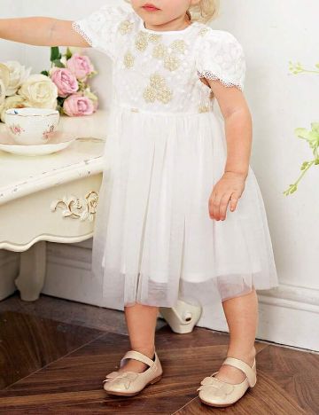 Rochie Shein Kids, alb