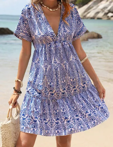 Rochie scurta SHEIN, albastru