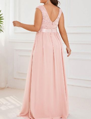 Rochie lunga Ever-Pretty Plus Size, roz