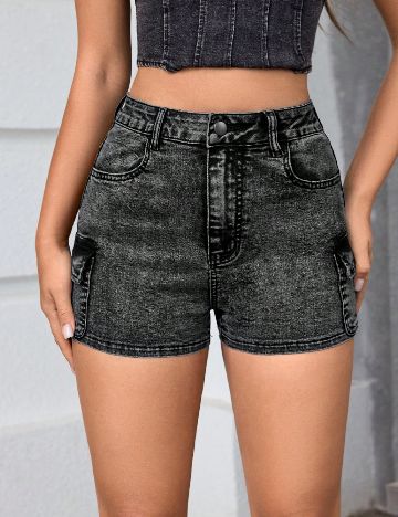 Pantaloni scurti SHEIN, gri