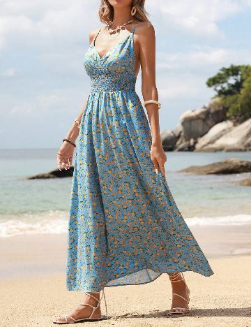 Rochie lunga SHEIN, albastru