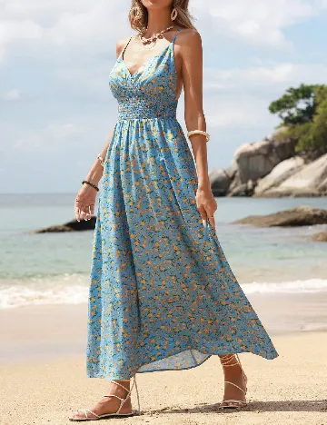 Rochie lunga SHEIN, albastru