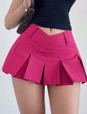 Fusta SHEIN CURVE, roz