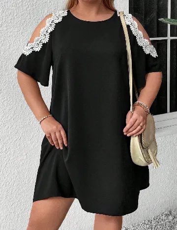 Rochie scurta SHEIN CURVE, negru