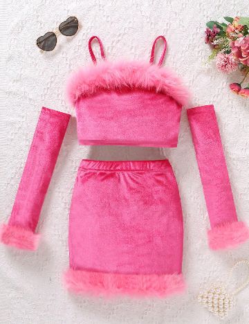 Compleu Shein Kids, roz