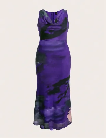 Rochie lunga SHEIN CURVE, mov