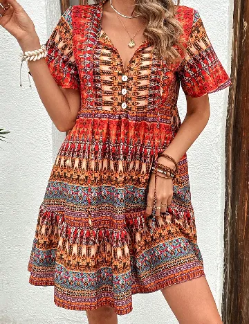 Rochie scurta SHEIN, mix culori