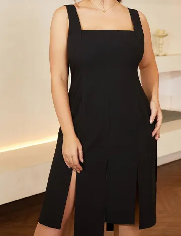 Rochie medie SHEIN CURVE, negru