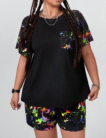 Compleu SHEIN CURVE, negru