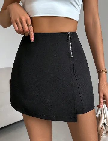 Fusta pantalon SHEIN, negru