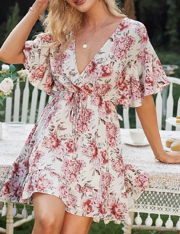 Rochie scurta SHEIN, floral