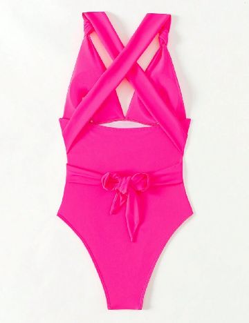 Costum de baie SHEIN, roz