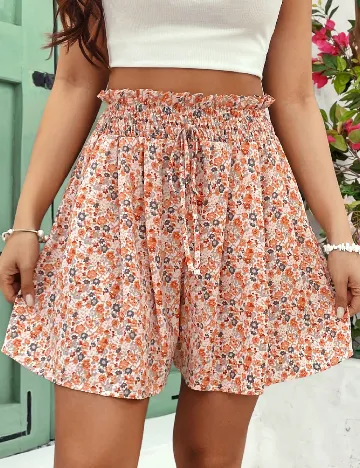 Pantaloni scurti SHEIN, floral print