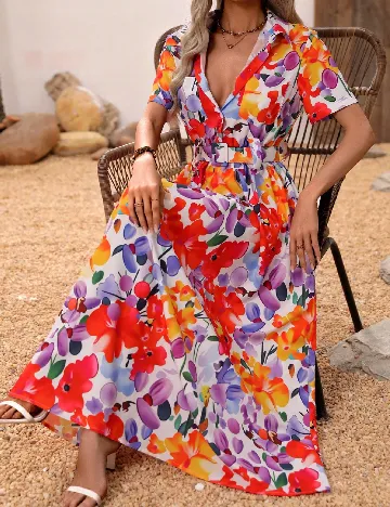 Rochie lunga SHEIN, mix culori