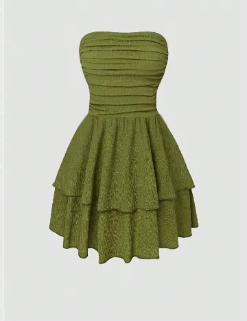 Rochie scurta SHEIN, verde