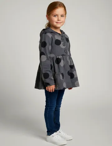 Hanorac Zara, gri petrol