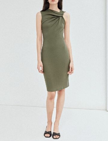 Rochie scurta MOTF, verde