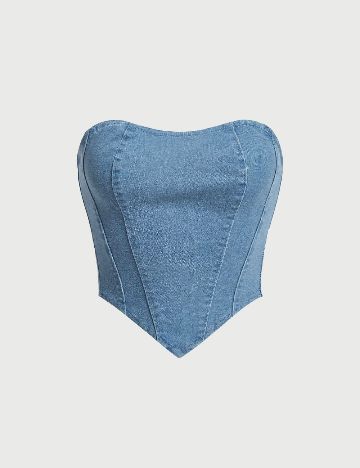 Top SHEIN CURVE, albastru