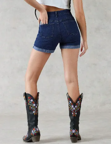 Pantaloni scurti Forever 21, albastru