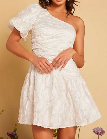 Rochie scurta SHEIN, ecru