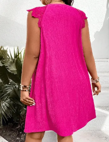 Rochie scurta SHEIN CURVE, roz