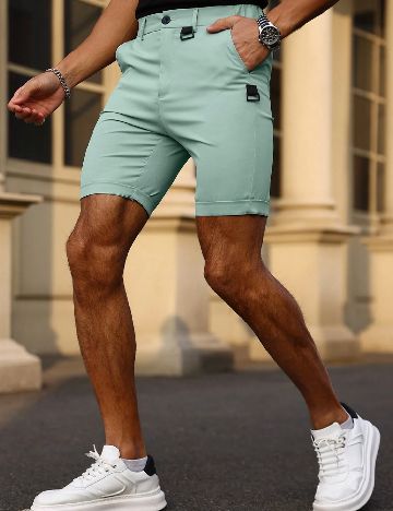 Pantaloni scurti SHEIN, turcoaz