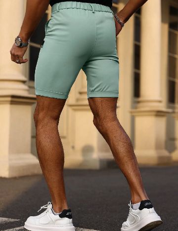 Pantaloni scurti SHEIN, turcoaz