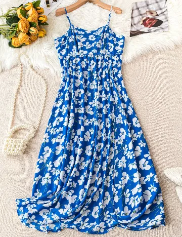 Rochie medie SHEIN CURVE, albastru