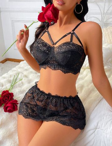 Set lenjerie SHEIN, negru