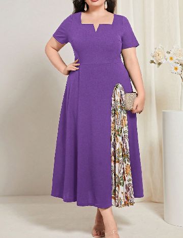 Rochie lunga SHEIN CURVE, mov