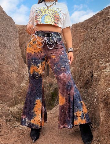 Pantaloni SHEIN CURVE, mix culori