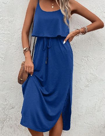 Rochie medie SHEIN, albastru