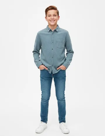 Camasa Zara, turcoaz