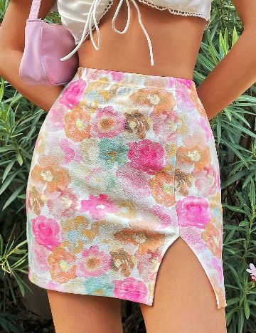 Fusta SHEIN, mix culori