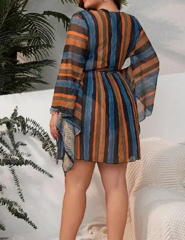 Rochie de plaja SHEIN CURVE, mix culori