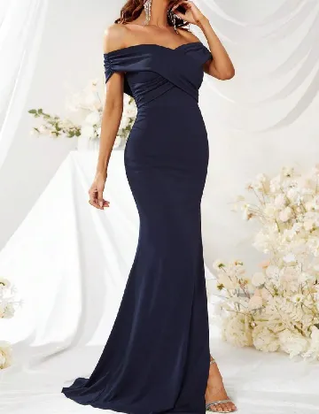 Rochie lunga Giffniseti, bleumarin