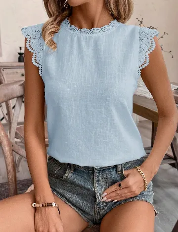 Bluza SHEIN CURVE, albastru