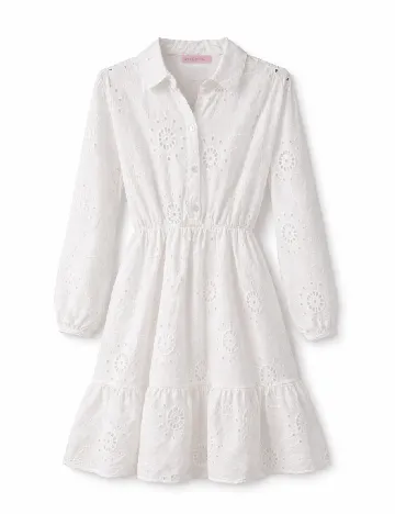 Rochie medie SHEIN, alb