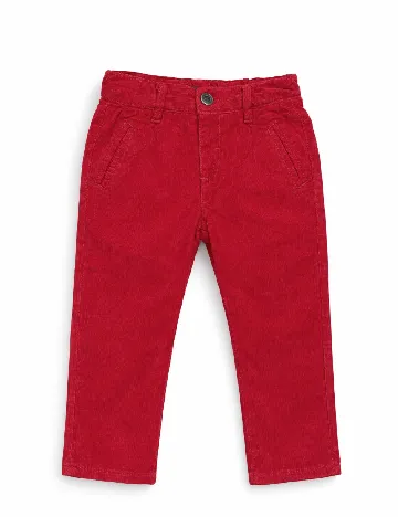 Pantaloni Zara, rosu