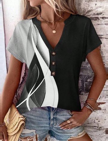 Tricou SHEIN, mix culori