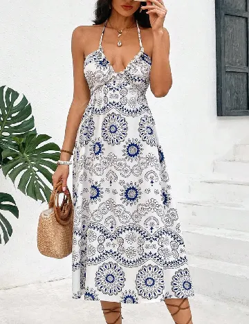 Rochie medie SHEIN, alb