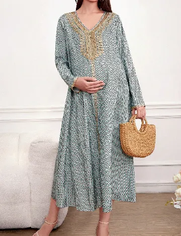 Rochie lunga SHEIN Maternity, mix culori