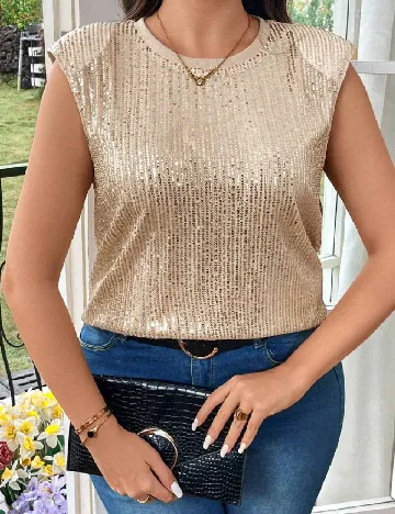 Bluza SHEIN CURVE, crem