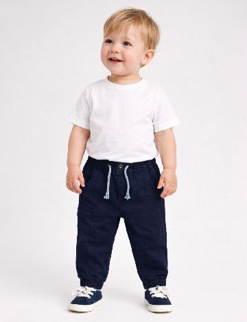 Pantaloni Zara, bleumarin inchis