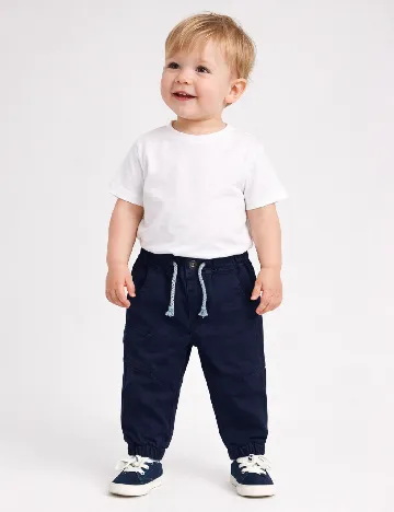 Pantaloni Zara, bleumarin inchis
