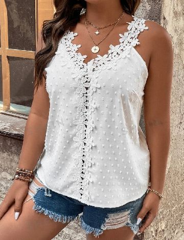 Maiou SHEIN CURVE, alb